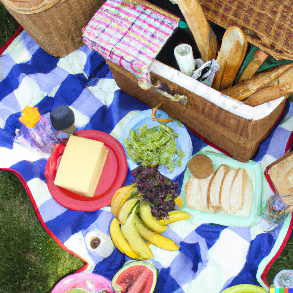 How to start a picnic business, image created by Dall.E 