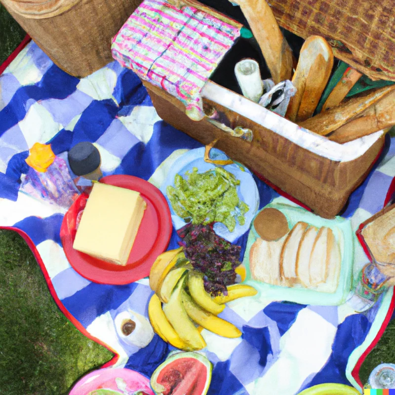 How to start a picnic business, image created by Dall E