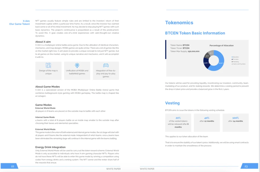 NFT Business Plan — Tokenomics A