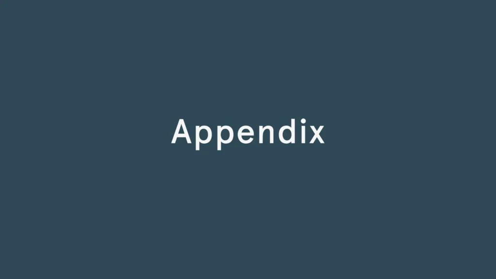 WeWork Pitch Deck - Appendix II
