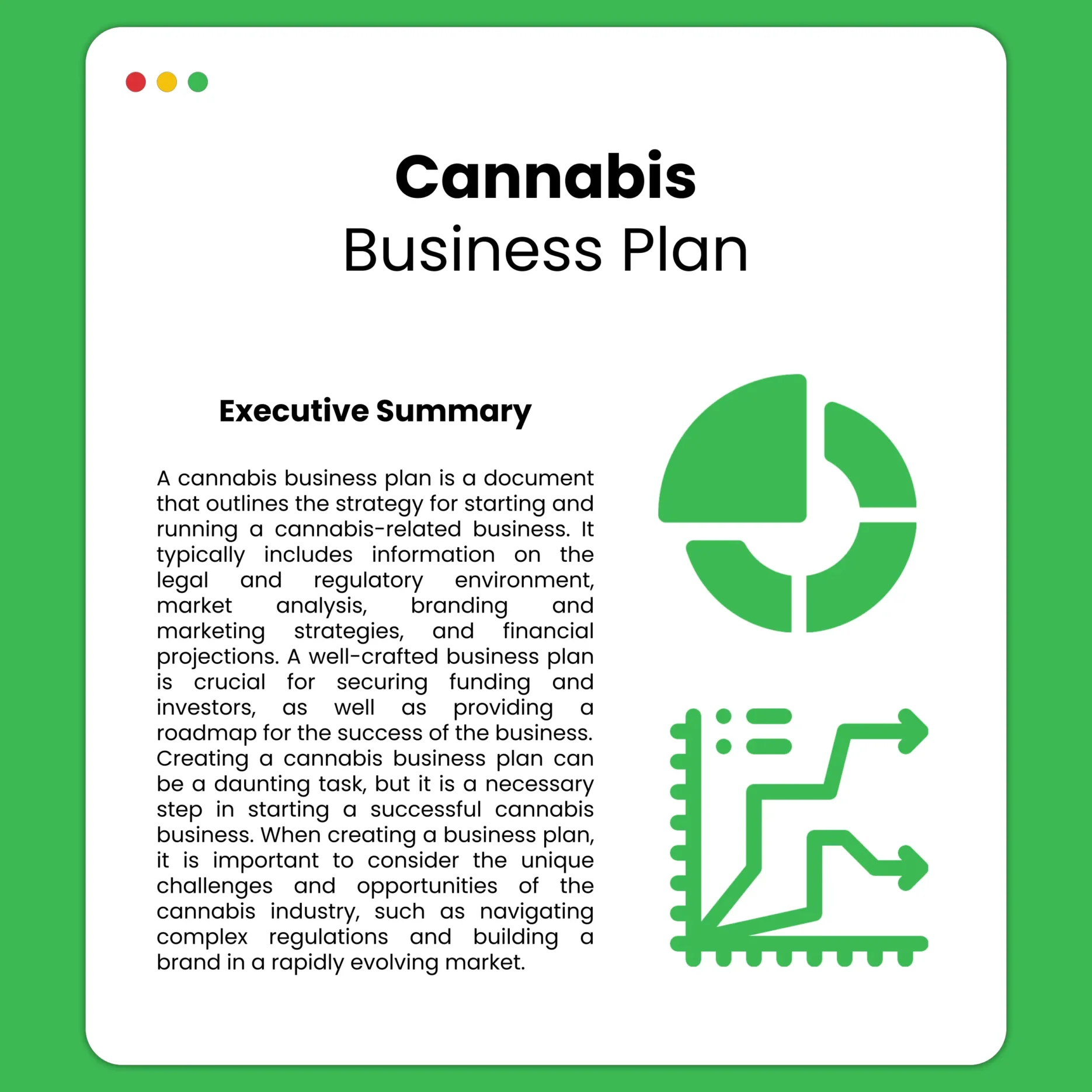 Cannabis Business Plan Template