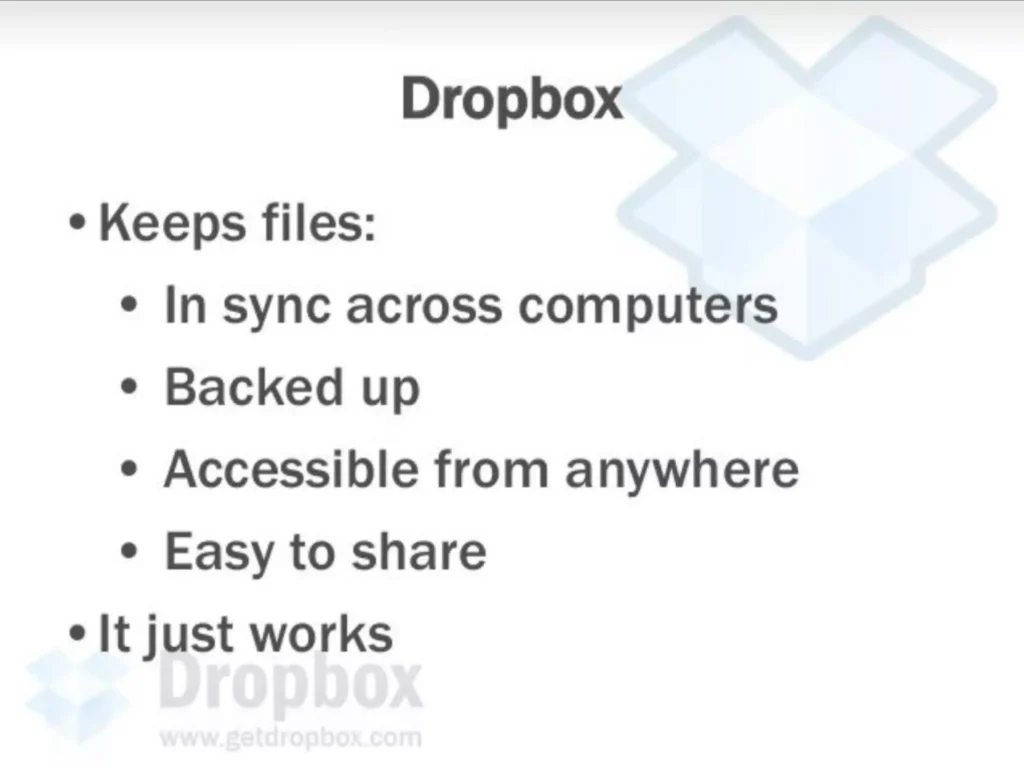 Dropbox as a product