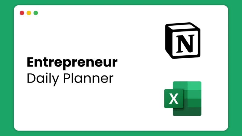 Entrepreneur Daily Planner