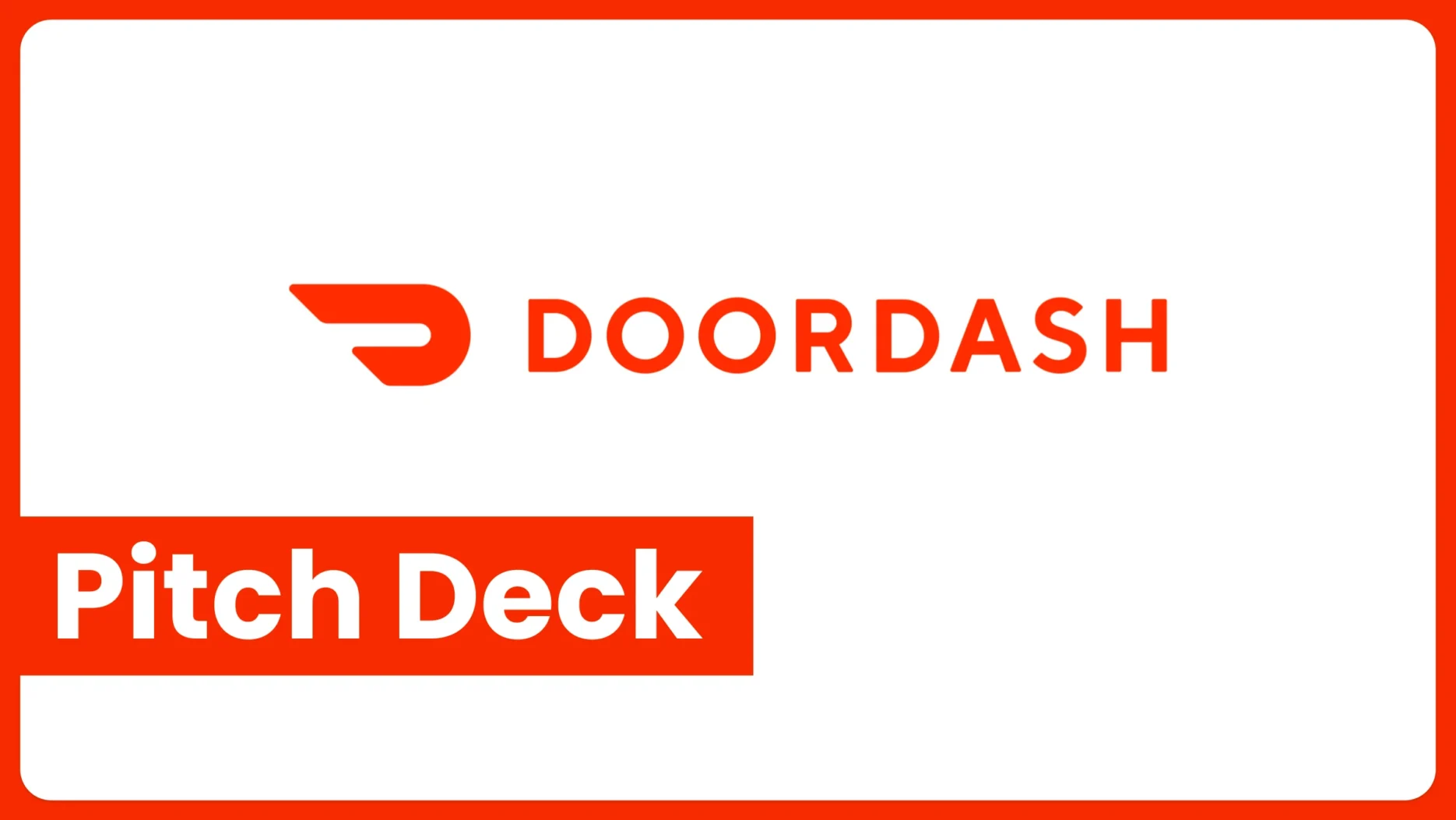 DoorDash Pitch Deck